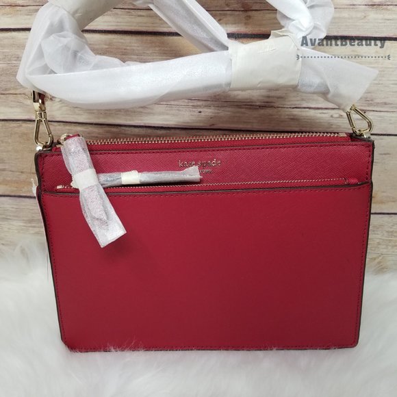 Christmas Present Shop Now!
Kate Spade New Cameron Zip Crossbody Rosso Red - Picture 3 of 10